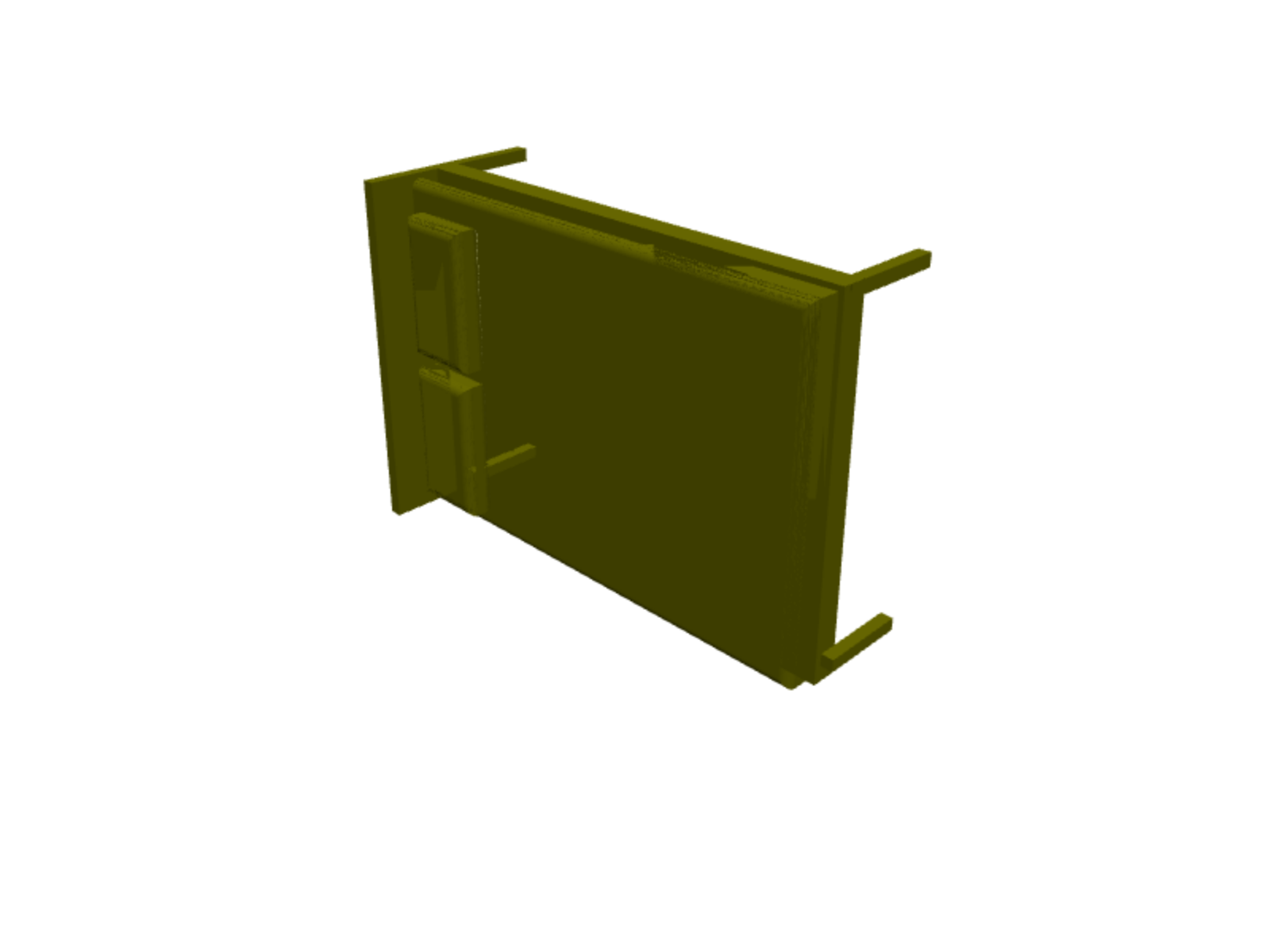 double bed 140x195cm